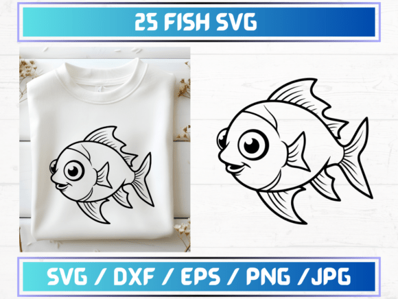 25 Fish SVG Files: A Practical Review for Graphics and Graphic Templates
