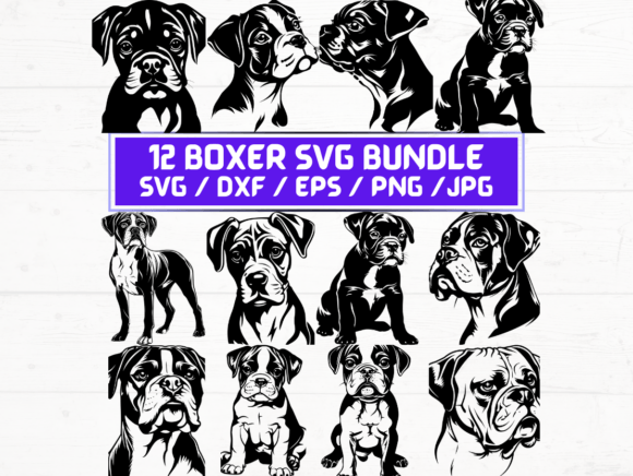 Boxer Dog SVG Bundle Review