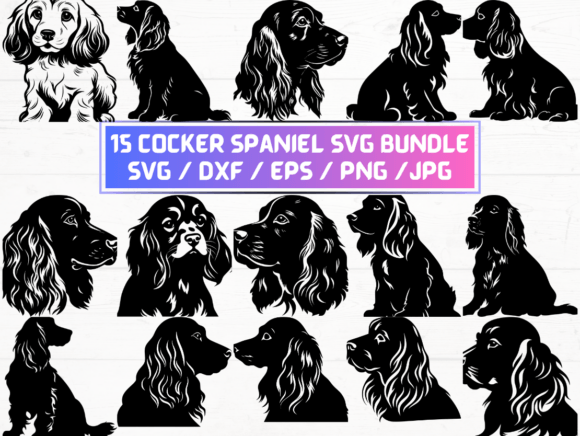 Cocker Spaniel Dog SVG Graphics and Crafts Review