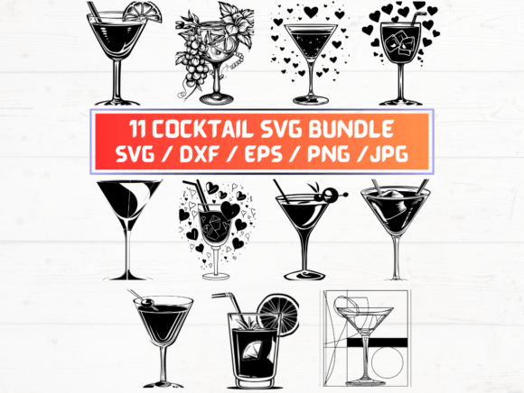 Cocktail SVG: A Modern Graphics Asset for Crafts and Content