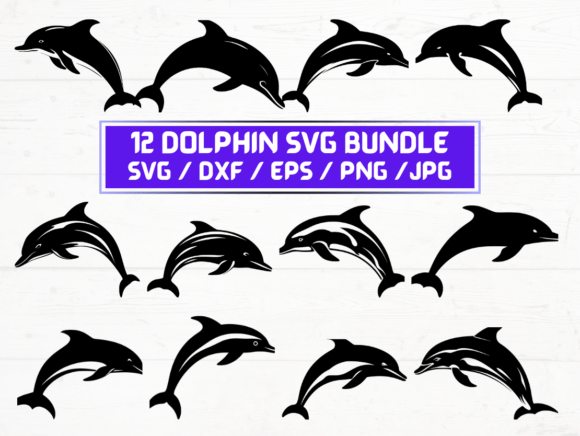 Dolphin SVG: Modern Graphics for Crafts and Content