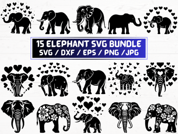 Elephant SVG Bundle: A Designer's Review for Graphics and Crafts