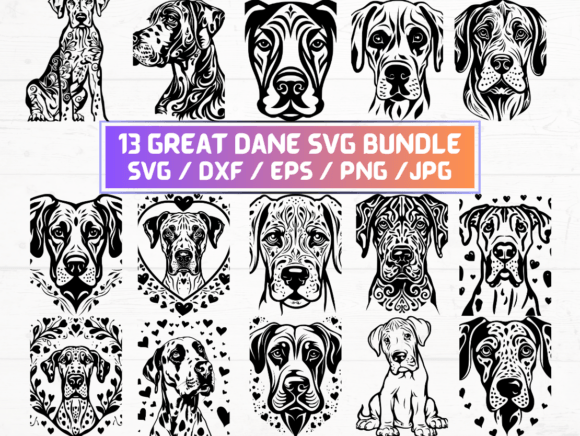 Great Dane Dog Svg Bundle Review