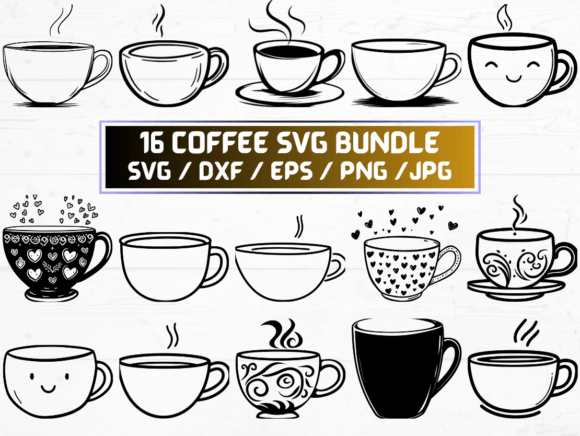 Review: 16 Coffee SVG Laser Engraving Cut Files for Graphics and Crafts