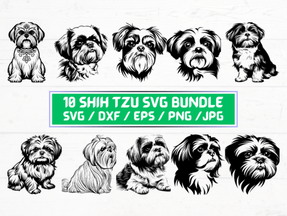 Shih Tzu Dog Svg File Graphics and Crafts Review