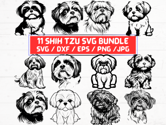 Shih Tzu Dog SVG Graphics and Crafts Review