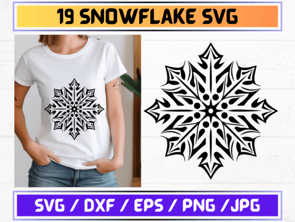 Snowflake SVG Graphics and Graphic Templates Review